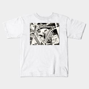 Escher Relativity Art Print 1953 Imp-Art Poster Maurits Cornelis Escher Optical Illusion M. C. Escher Gift Kids T-Shirt